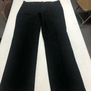 Wrangler 36x34 Straight Fit Black Jeans